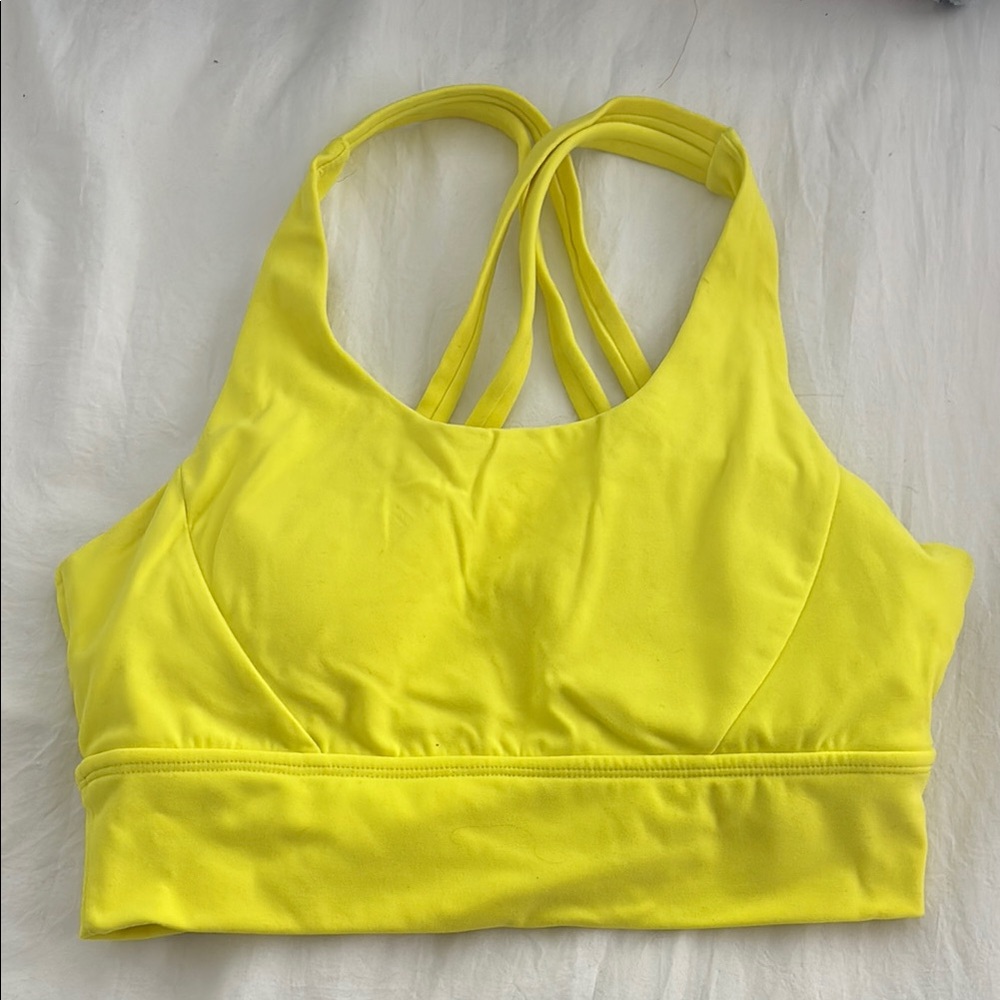 BuffBunny Tiki Yellow Women's Rosa Sports Bra